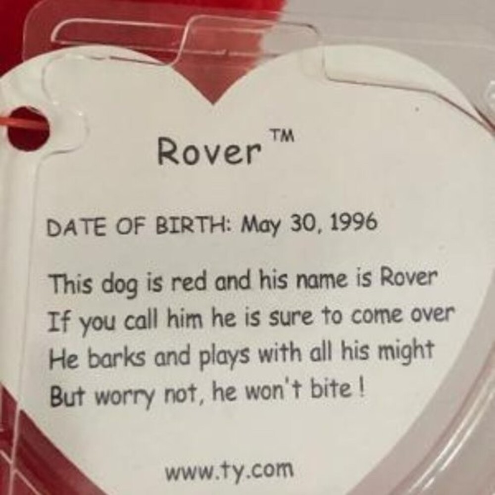 TY Beanie Baby Rover - Picture 5 of 6